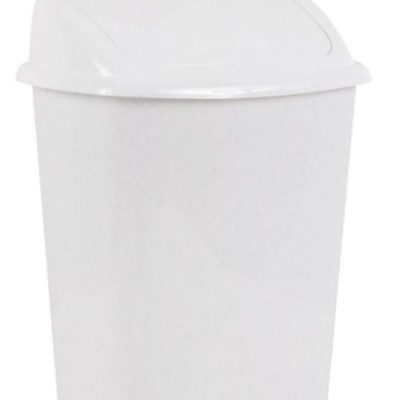 BASURERO DELUXE TAPA VAIVÉN 15 LITROS