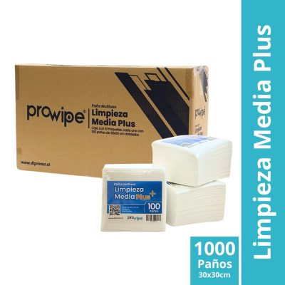 PAÑO DE LIMPIEZA WYPALL MEDIA PLUS CAJA 1000 PAÑOS