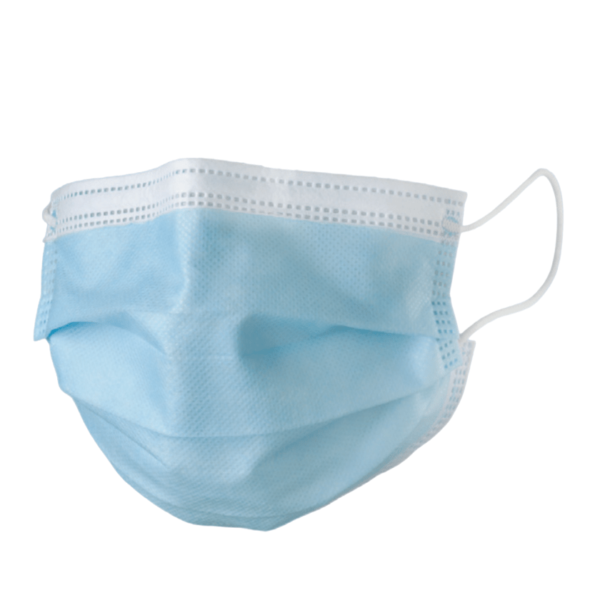 MASCARILLA DESECHABLE CELESTE 3 PLIEGUES