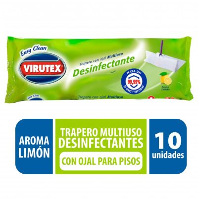 Trapero Húmedo Virutex Desinfectante Limón 40x60 cm